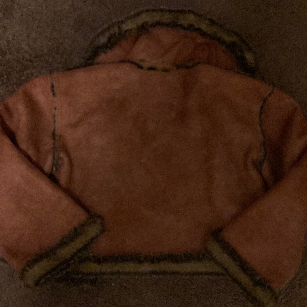 Bolero fun fur and shearling jacket